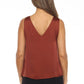Joseph Ribkoff - V-neck Sleeveless Satin Tank