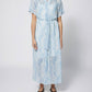 Amanda Maria - Chiffon Beach Print Shirt Dress