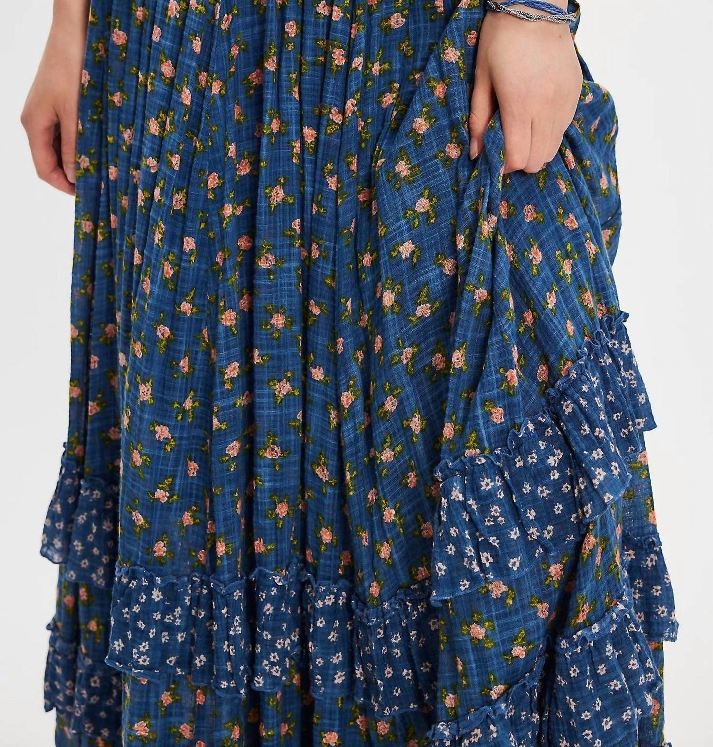 Free People - Brynn Printed Maxi Skirt