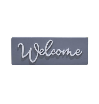 Paris Loft - Small 3D Welcome Word Wood Block Sign
