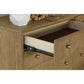 Stevie Sand Wash Natural Cane 4-Piece Eastern King Bedroom Set