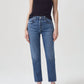 Agolde - Riley Long High Rise Straight Jeans