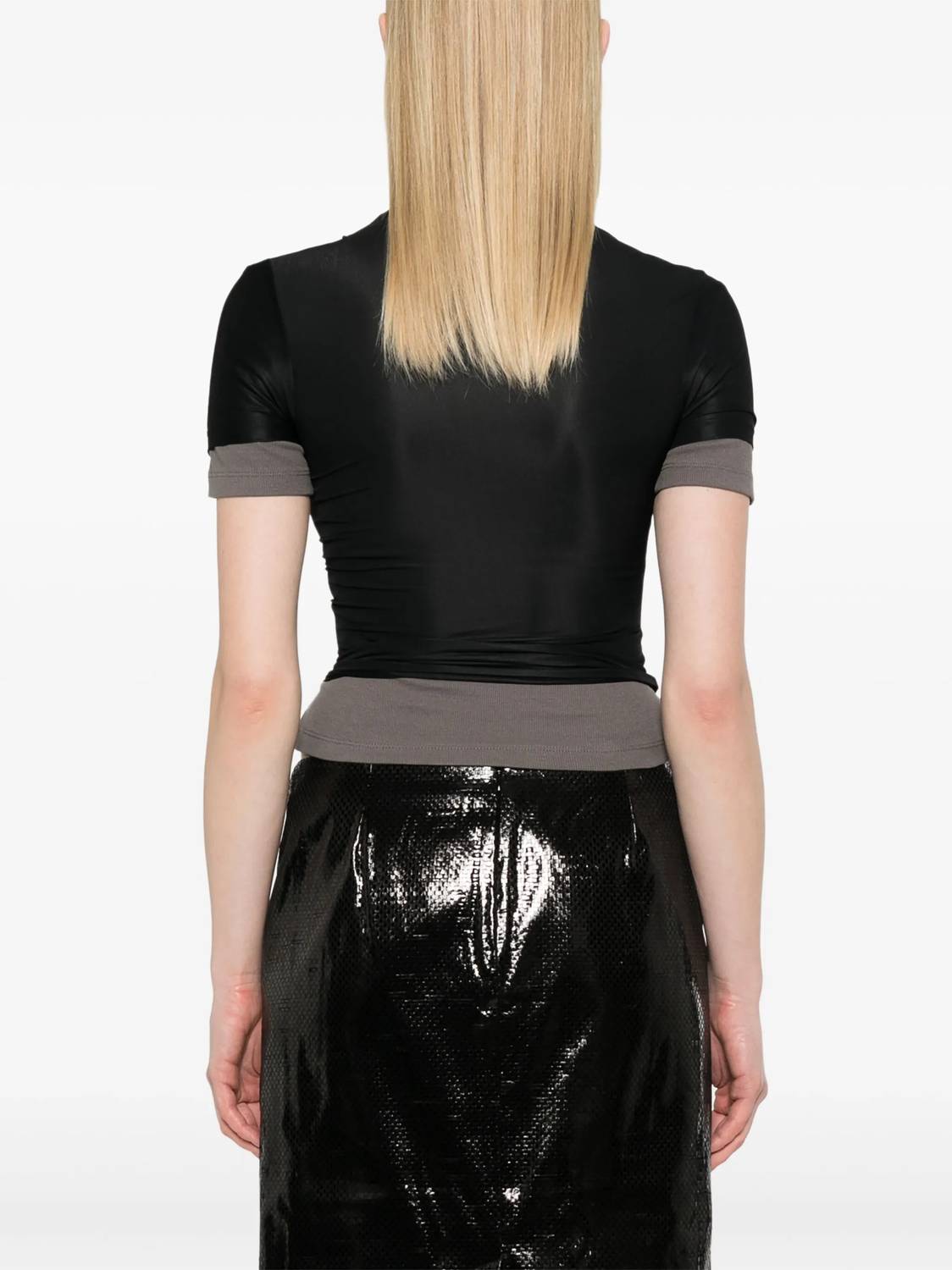 Christopher Esber - Sheer Overlay Loophole Rib Tee
