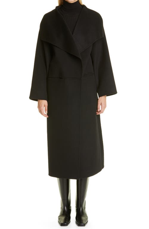 Totême Annecy Wool Cashmere Coat - Black