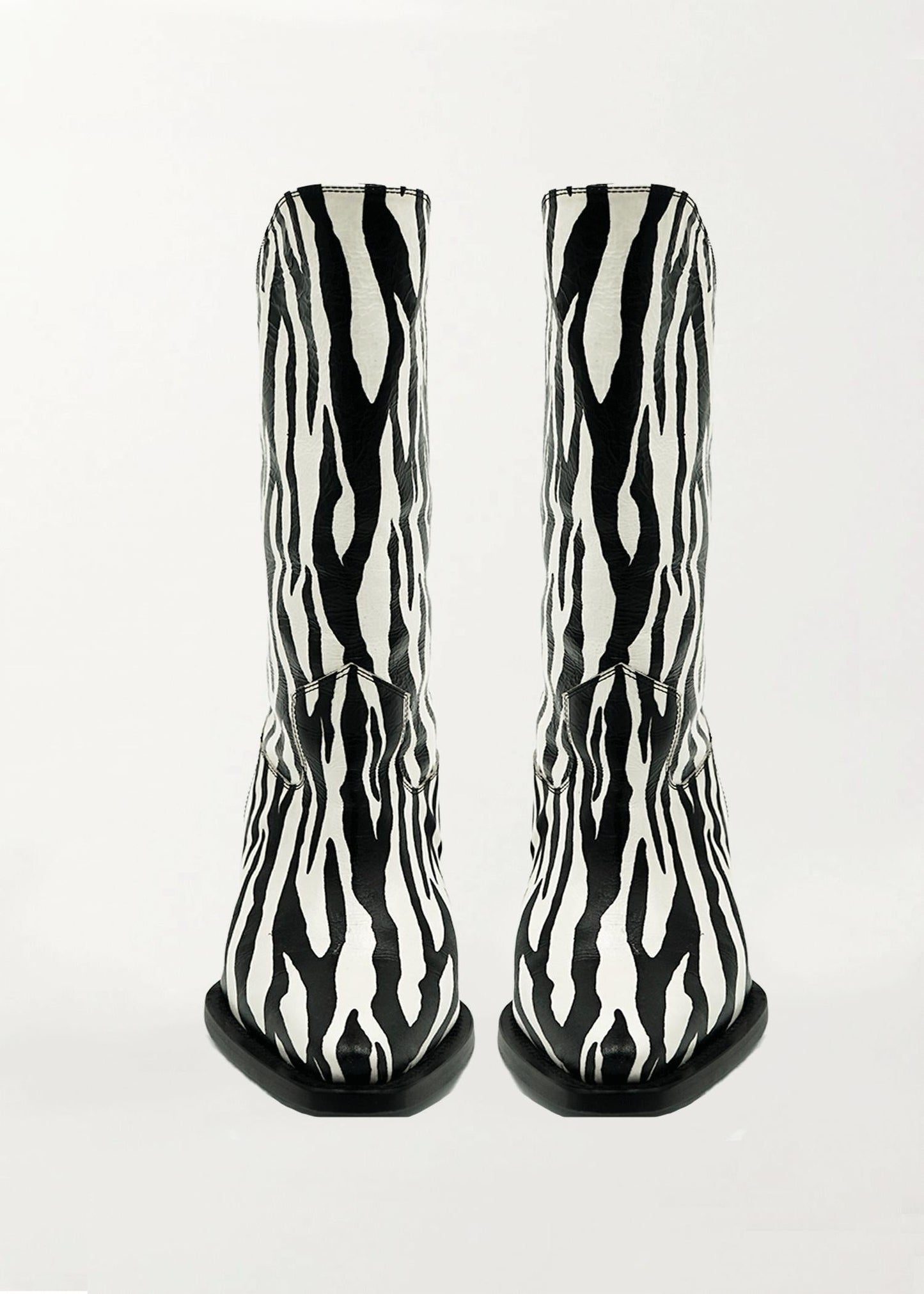 Che By Chelsey - Women's Zebra Texan Boots