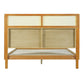 Premium Rubber Wood Platform Queen Bed Frame with Headboard