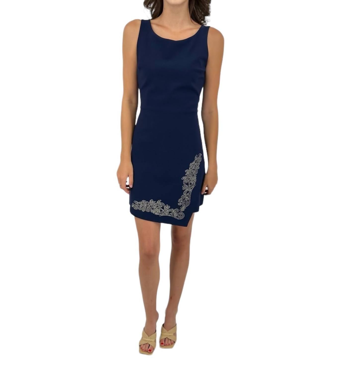 Chiara Boni - Mini Dress With Appliqué Beading