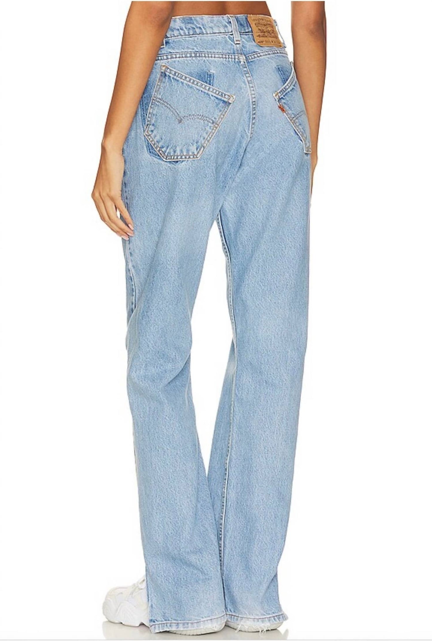 Aligrace - Alyssa Tilted Split Customs Jeans