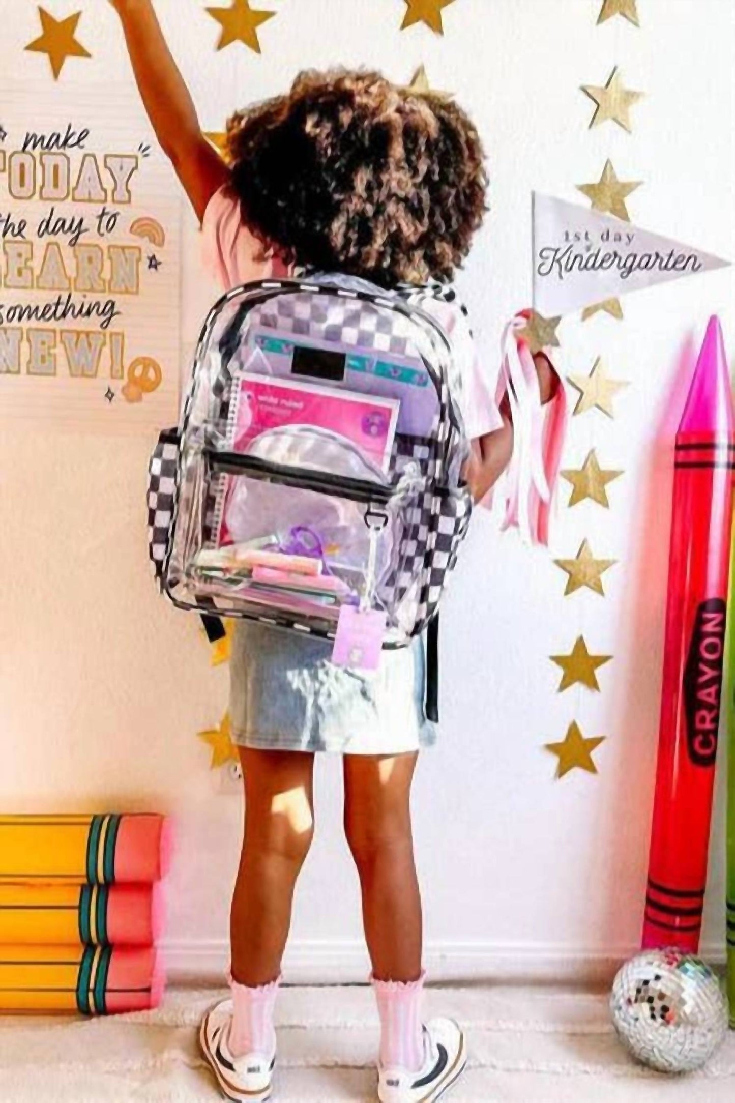 Big Little Wish - Kid's Checkered Backpack