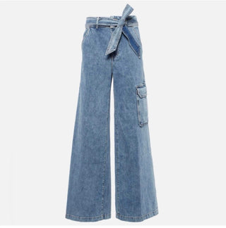 Veronica Beard - Calça Jeans Perna Larga