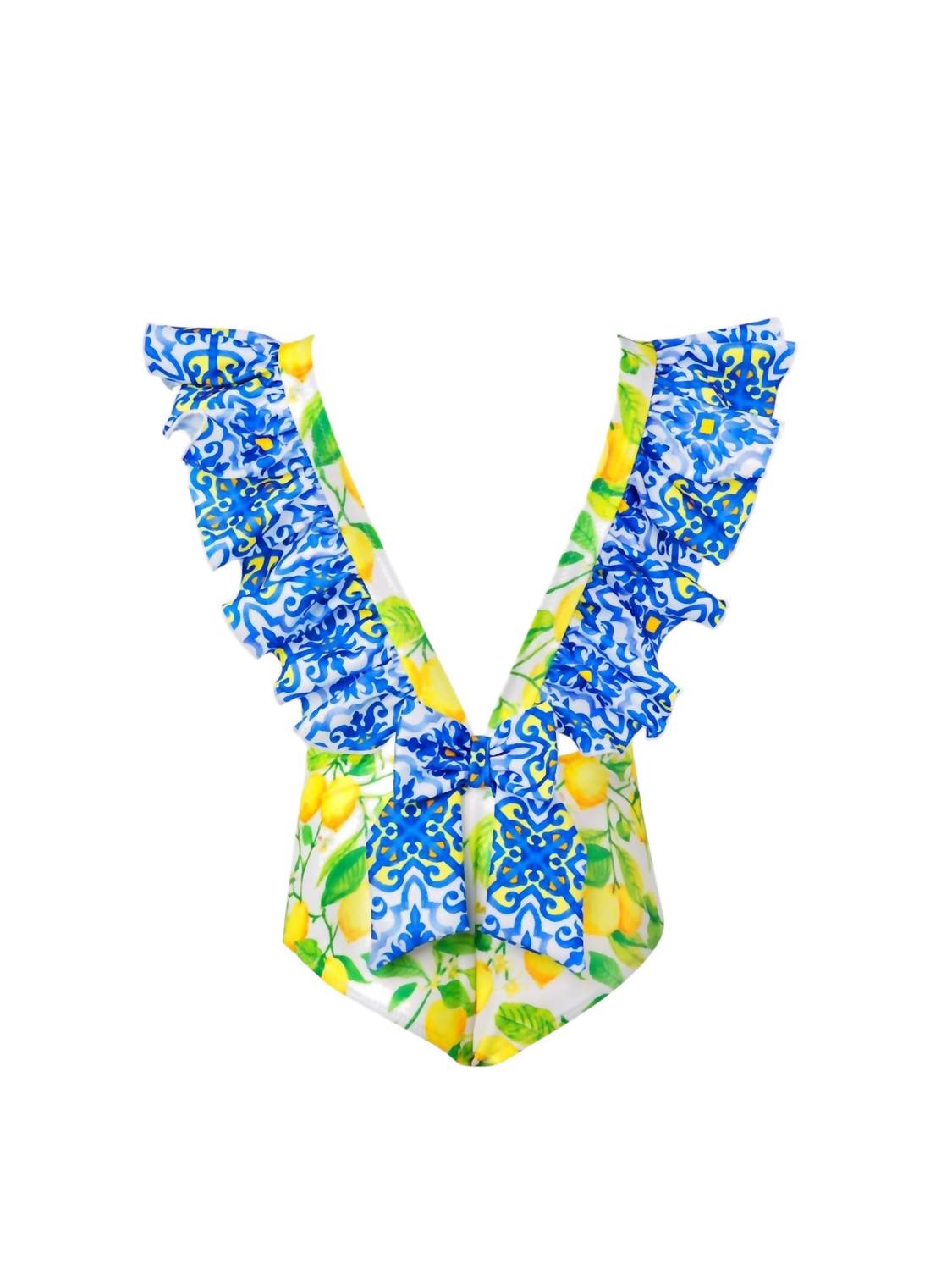Lia Sahara - Girl's Ruffled One Piece Swimsuit