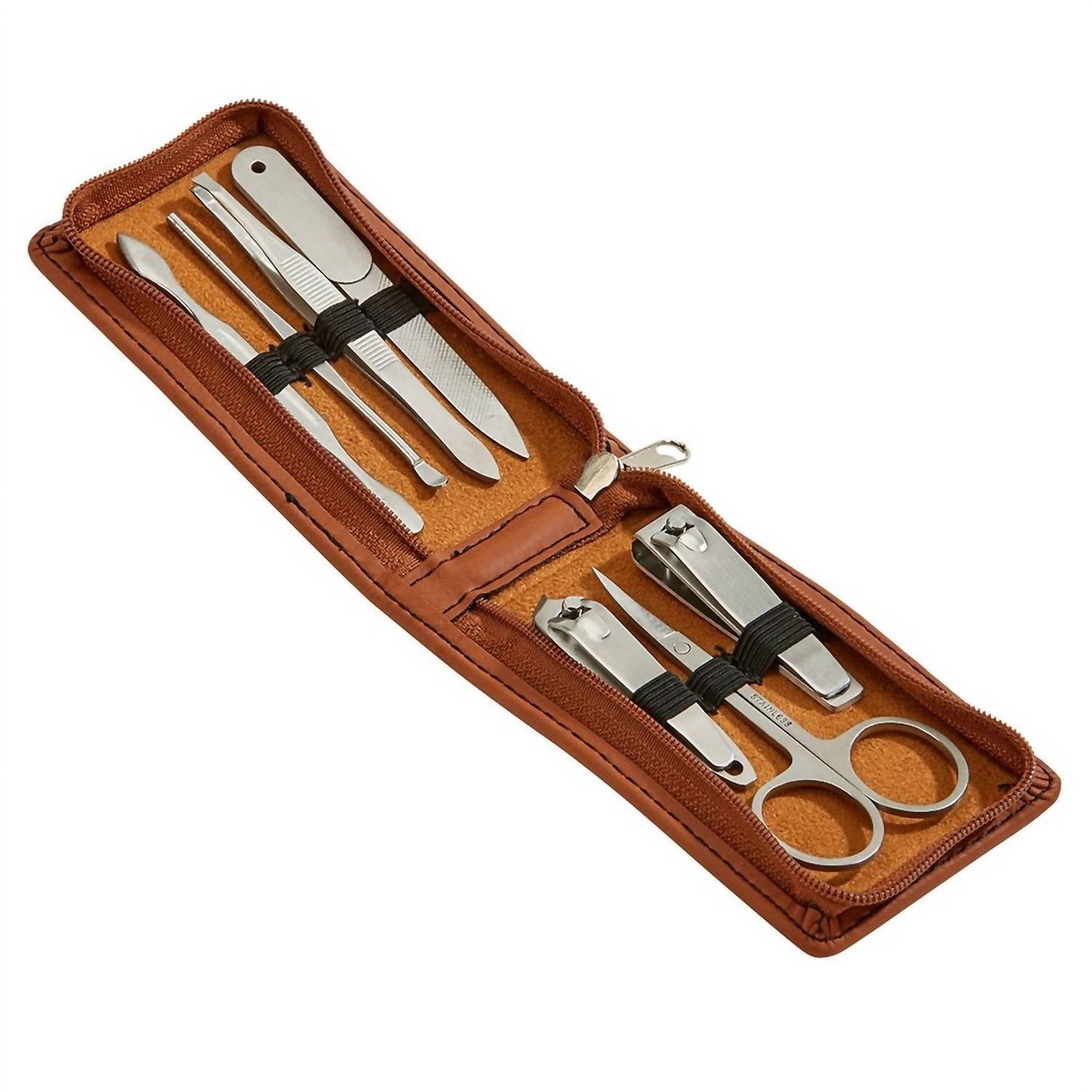 Creative Gifts International - Leatherette Manicure Set, 4.25" X 2.5"