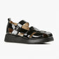All Black - Women's Patty Lock Flats