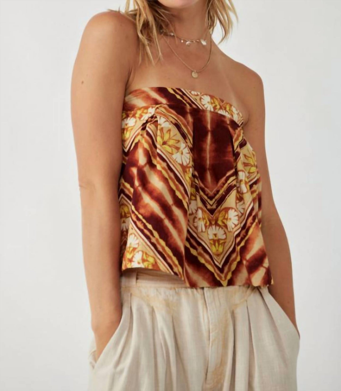 Free People - Kendra Printed Tube Top