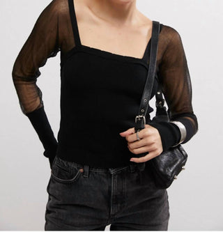 Free People - Blusa de manga comprida Night After Night