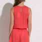 Elan - V Neckline Sleeveless Romper