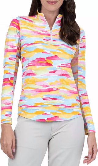 Ibkul - Blusa com gola falsa e zíper - Jesse