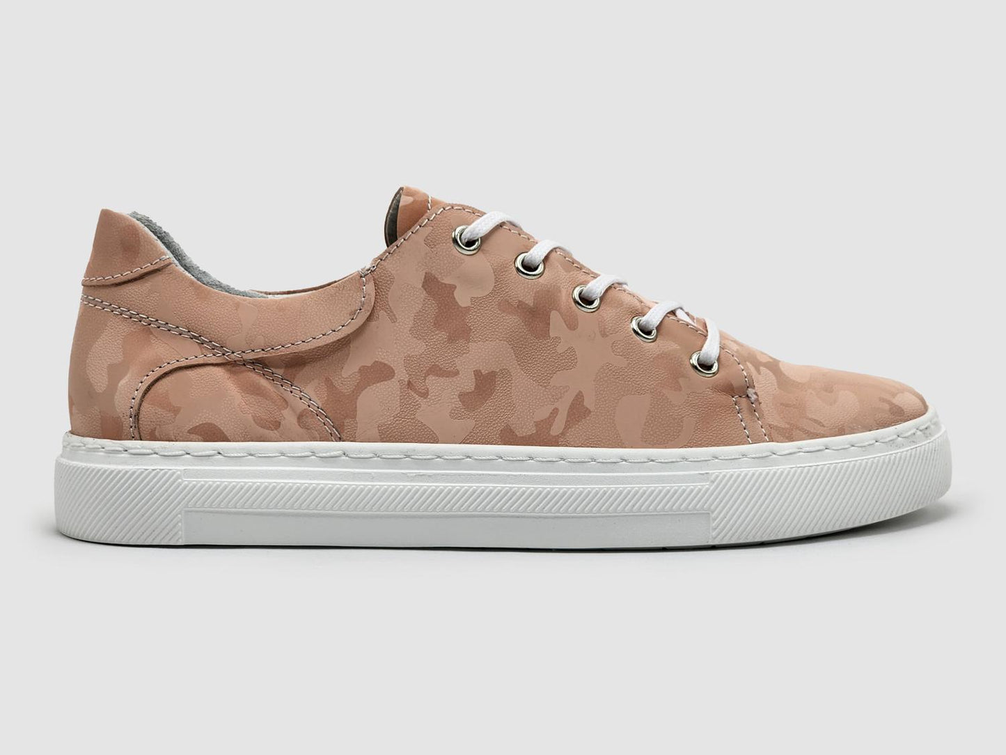 Kcr Group - Women's Classic Camo Leather Sneakers