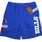 Mitchell & Ness - Men's Buffalo Bills Nfl Throwbacks Fleece Retro Style Shorts