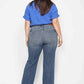 Judy Blue - Mid Rise Straight Leg Jean - Plus