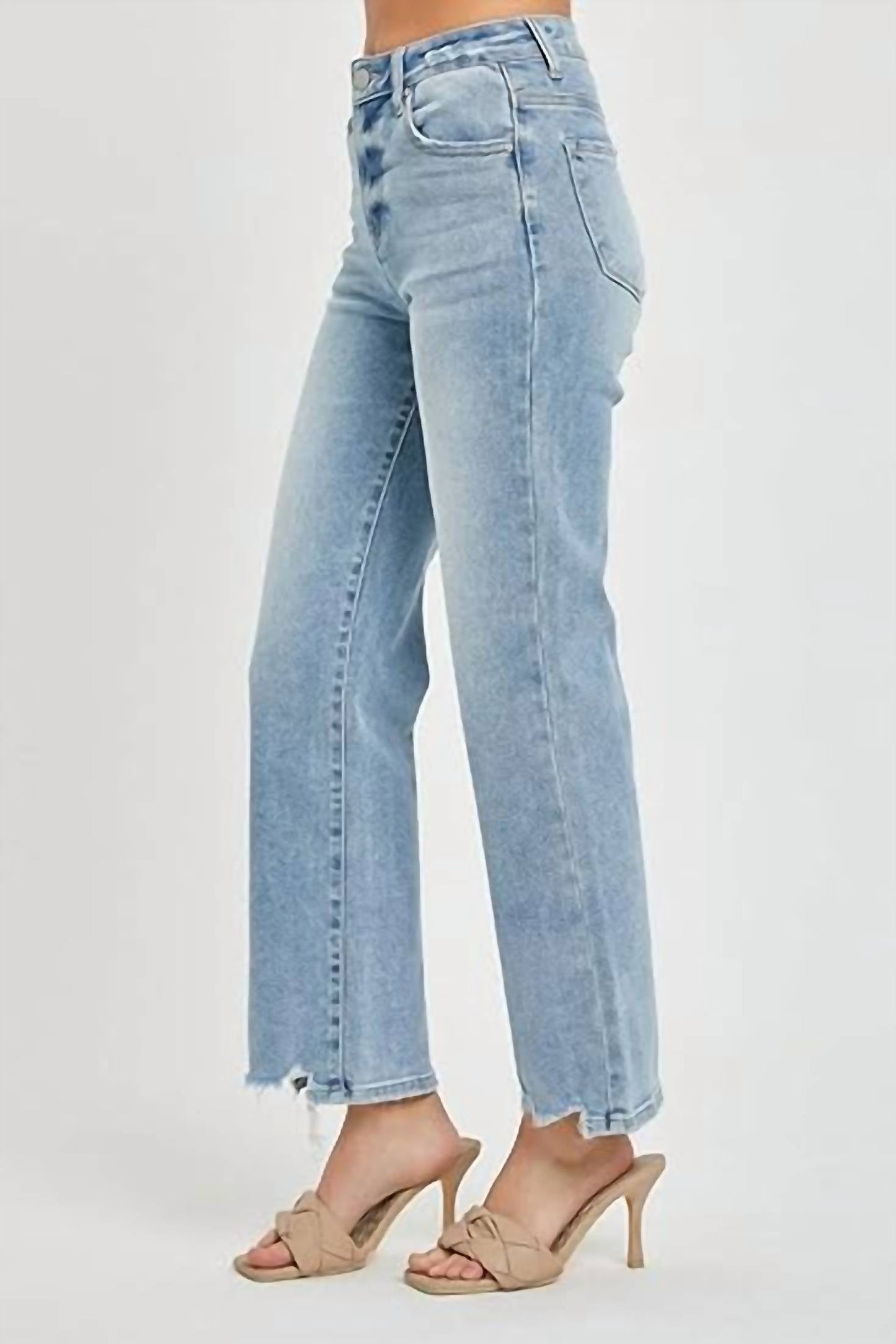 Risen - High Rise Relaxed Straight Jean
