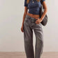 Free People - Calça Jeans Good Luck Mid Rise Barrel