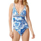 Tommy Bahama - V-Neck One Piece Swimsuit
