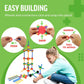 Kit de blocos de construção educativos - 176 peças (idades de 4 a 8 anos) 