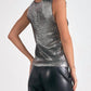 Elan - SLEEVELESS SHIMMER SWEATER