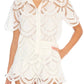 Allison New York - Ainsley Eyelet Belted Short