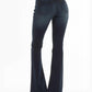 Kancan - Women's Trisha Mid Rise Flared Jeans