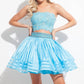 Rachel Allan - Strapless Two-piece Homecoming Dress