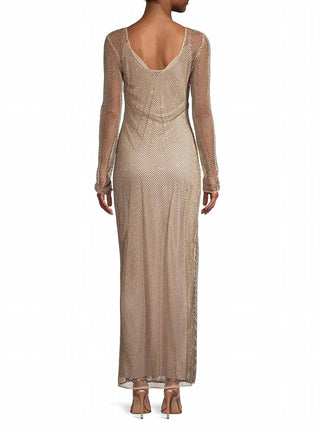 Ramy Brook - Vestido longo de malha com tachas Lulu
