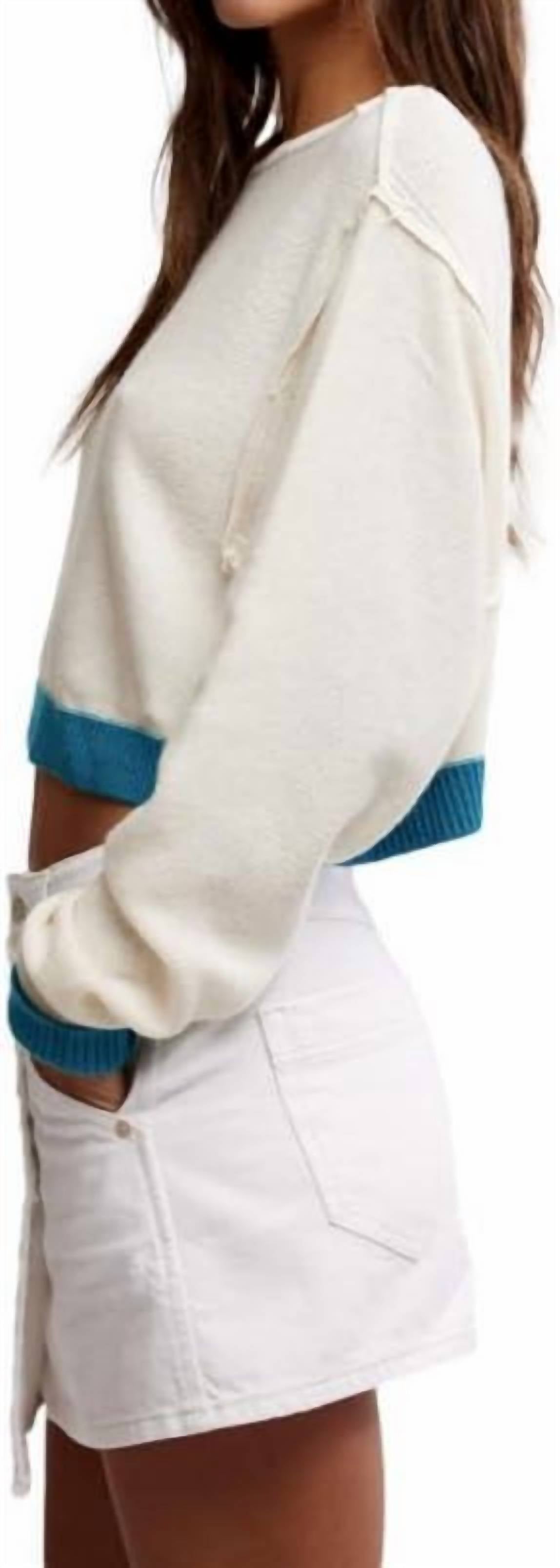 Free People - INTO THE BLUE PULLOVER SWEATER