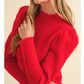 &Merci - Puff Sleeve Mohair Sweater