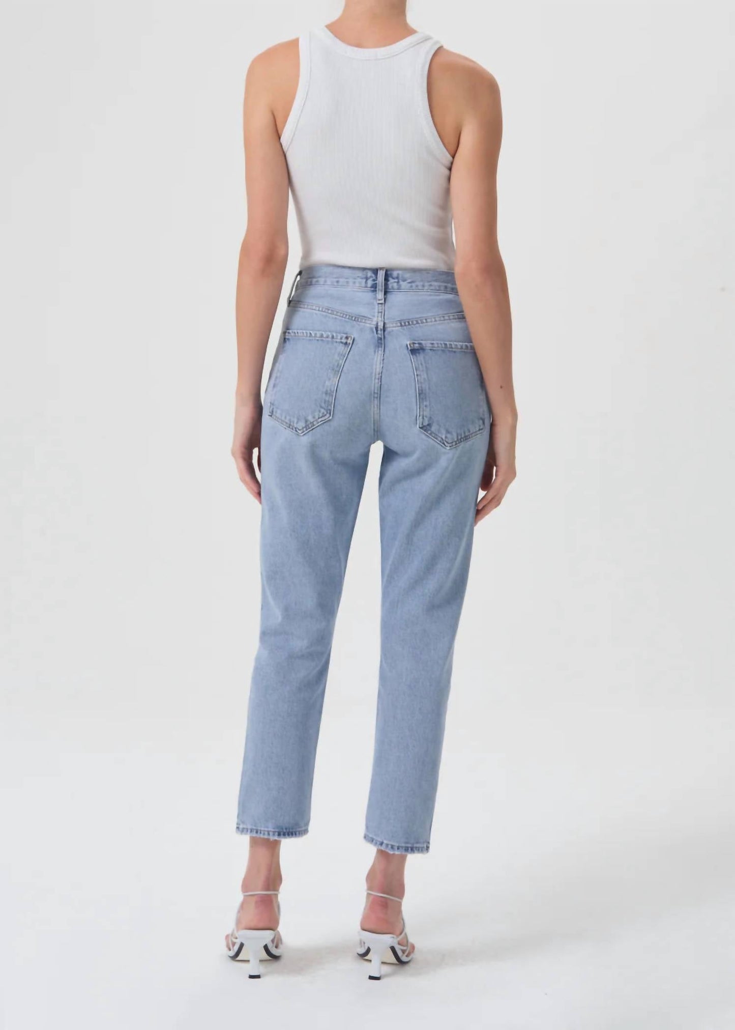 Agolde - Riley High Rise Straight Jeans