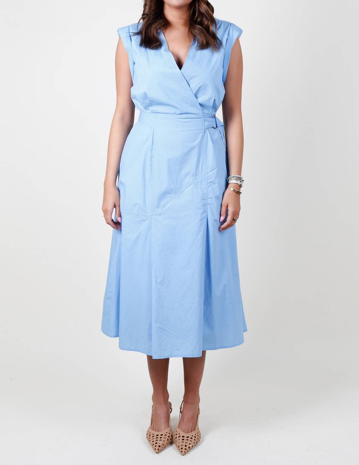 Derek Lam 10 Crosby - Arabella Belted Midi Dress