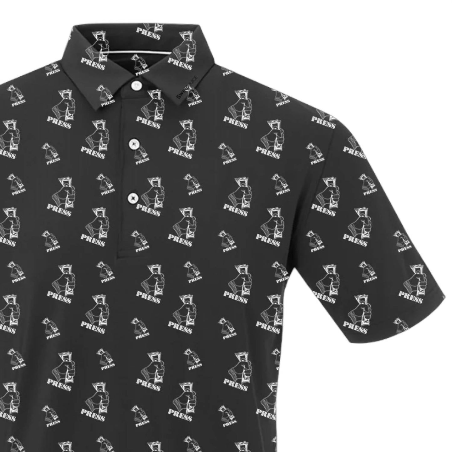 Swingjuice - Men's Golf Press Polo With Left Chest Logo