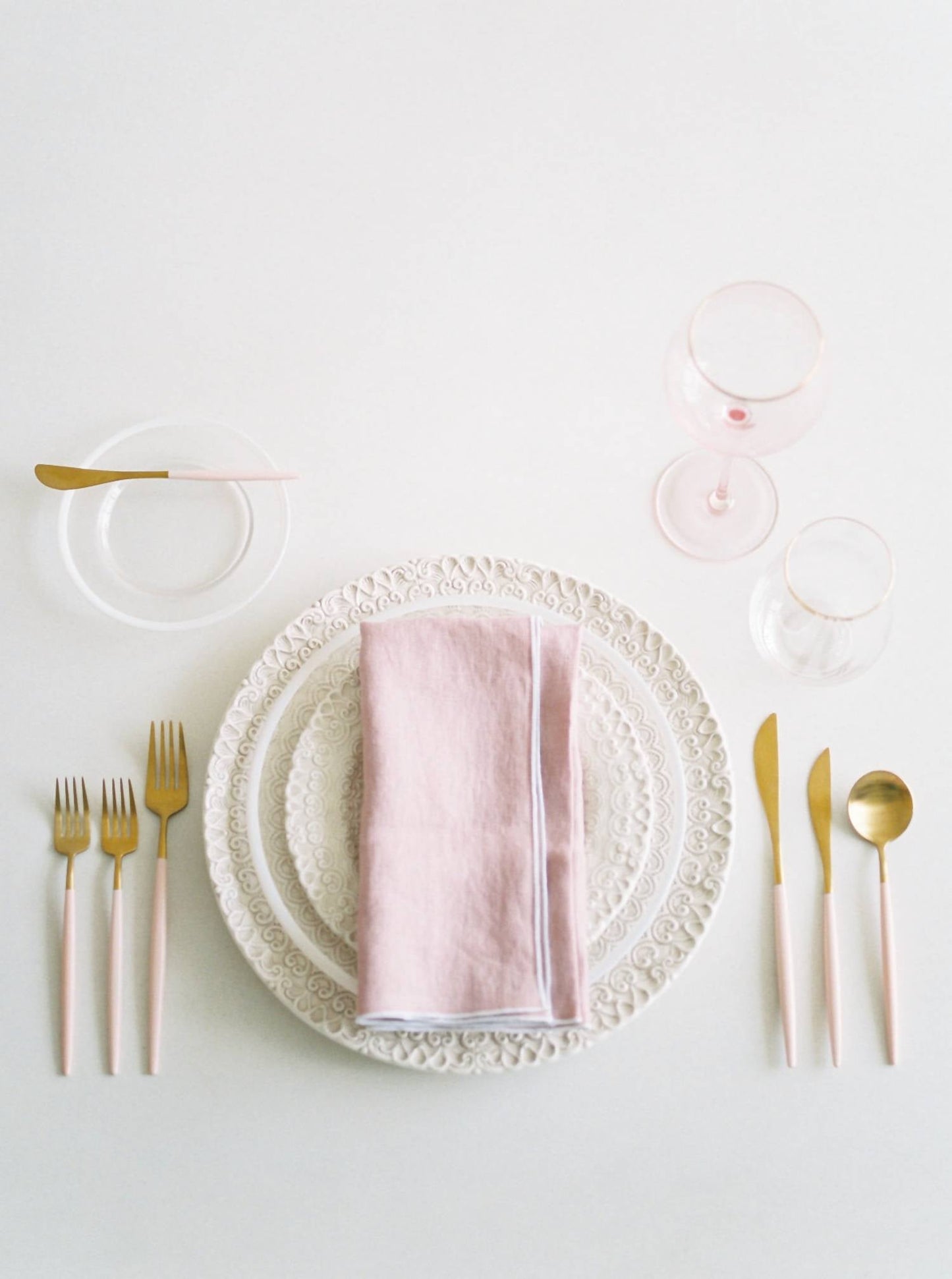 Borrowed Blu - Stone Washed Linen Napkins Set Of 4
