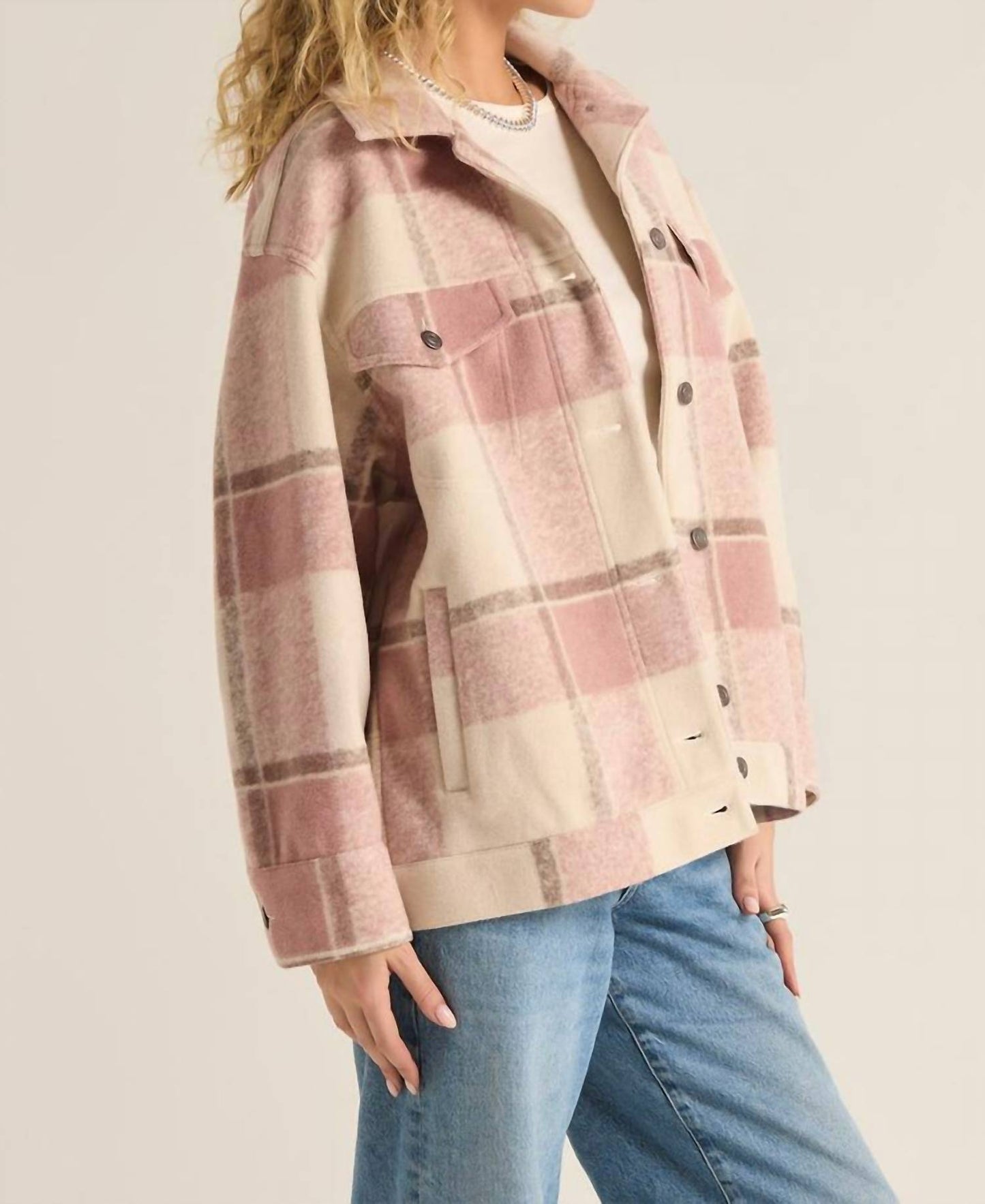 Z Supply - Preston Knit Plaid Jacket