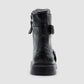 Kcr Group - Women's Mid Buckle Leather Boots