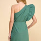 Tcec - RUFFLE SLEEVE MINI DRESS