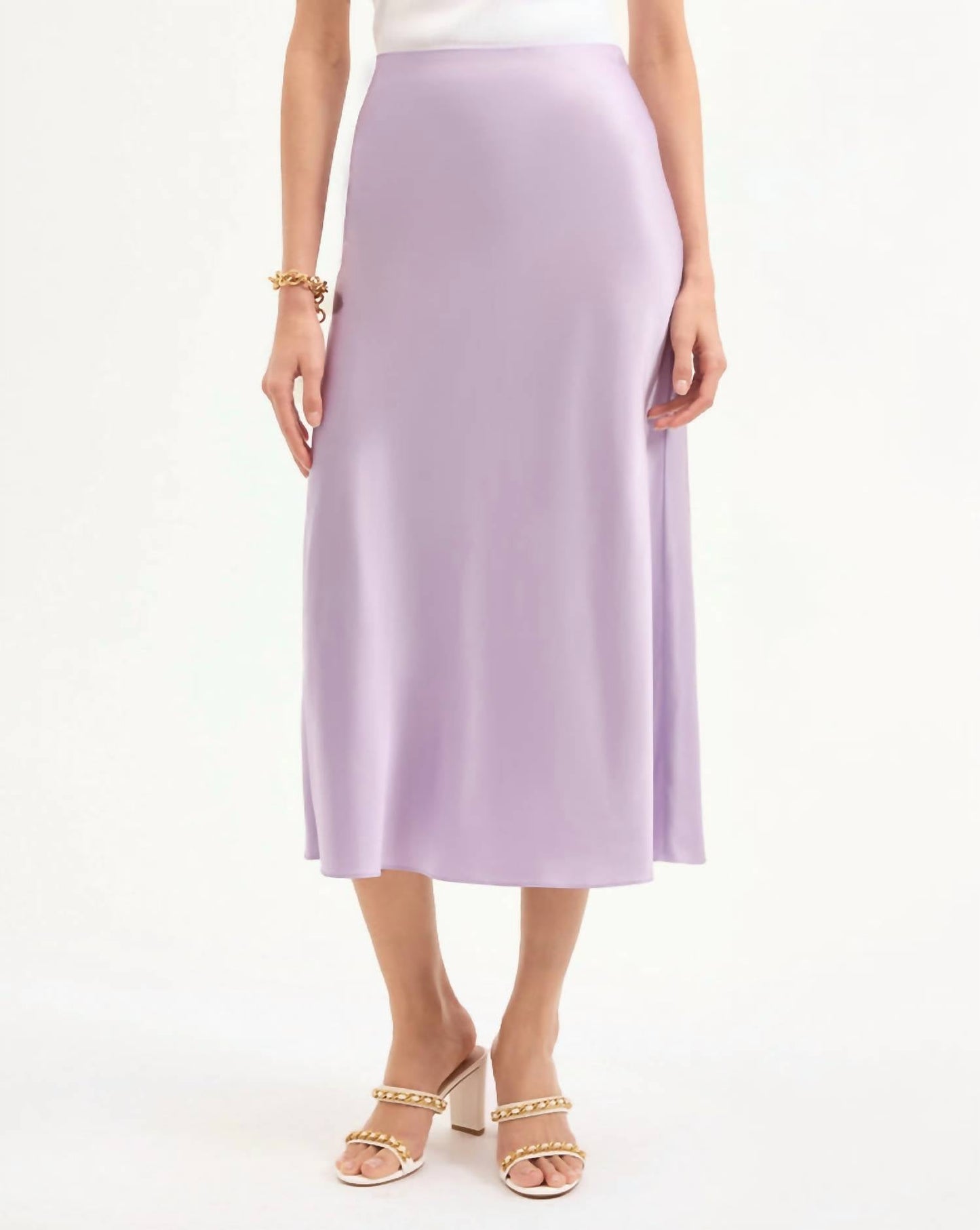 Veronica Beard - Clover Stretch-silk Slip Midi Skirt