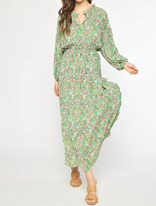 Entro - Vestido longo com babados