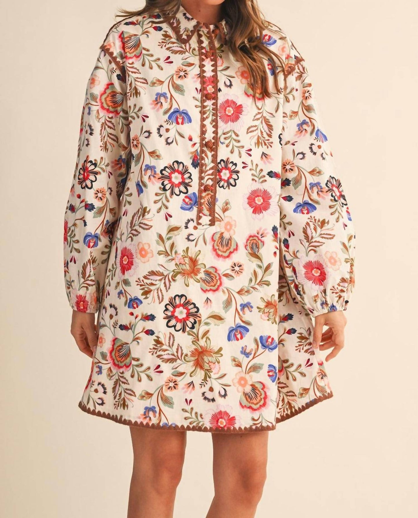 &Merci - Blanket Stitch Dress