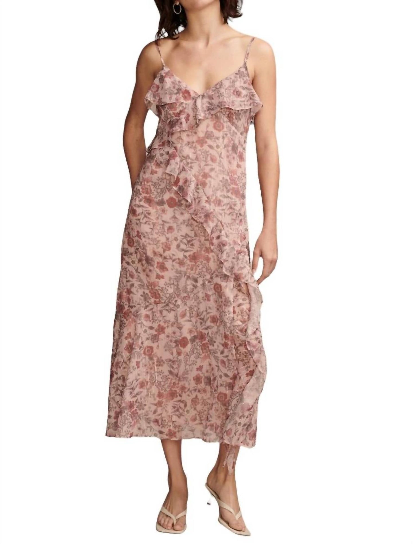 Lucky Brand - Ruffle Midi Dress
