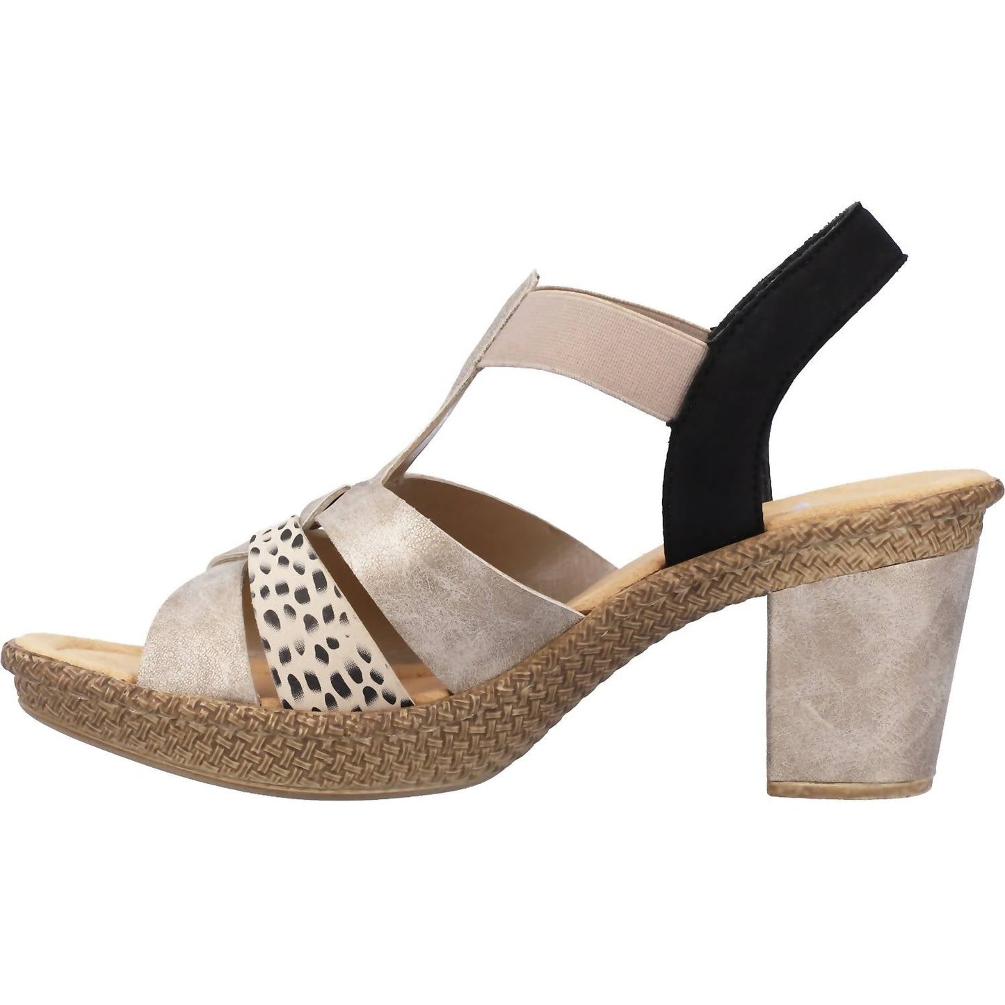 Rieker - Women's Rabea K3 High Heel Ankle Strap Sandal