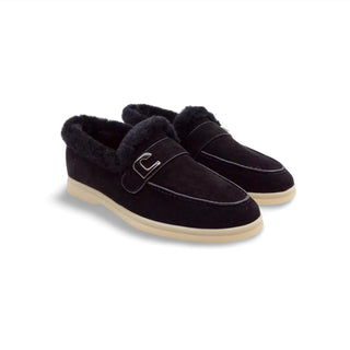 Lola Cruz - Women's Fur loafer