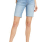 MOTHER The Trickster Fray Hem Denim Shorts in Slay It With Flowers, Size 24