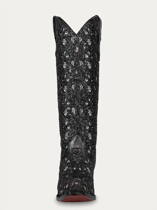 Corral - Botas femininas com sobreposição de glitter